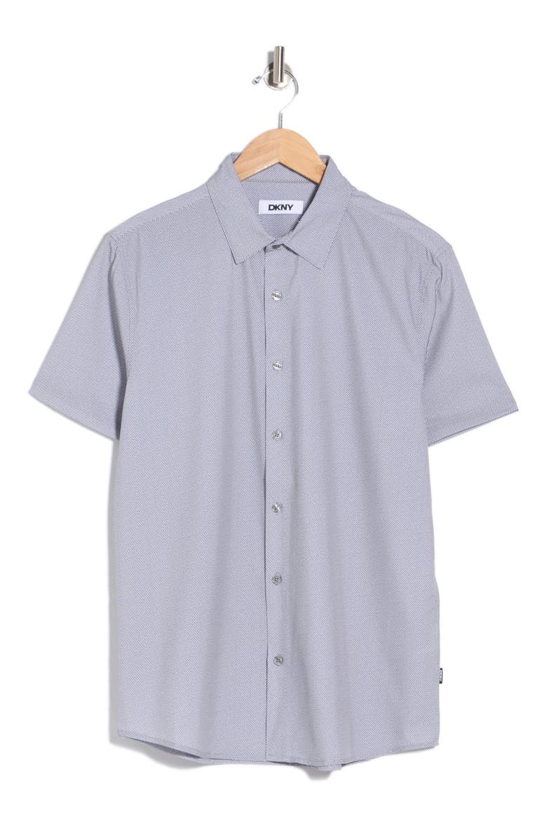 Olin Short Sleeve Button-Up Shirt, Alternate, color, GRAY