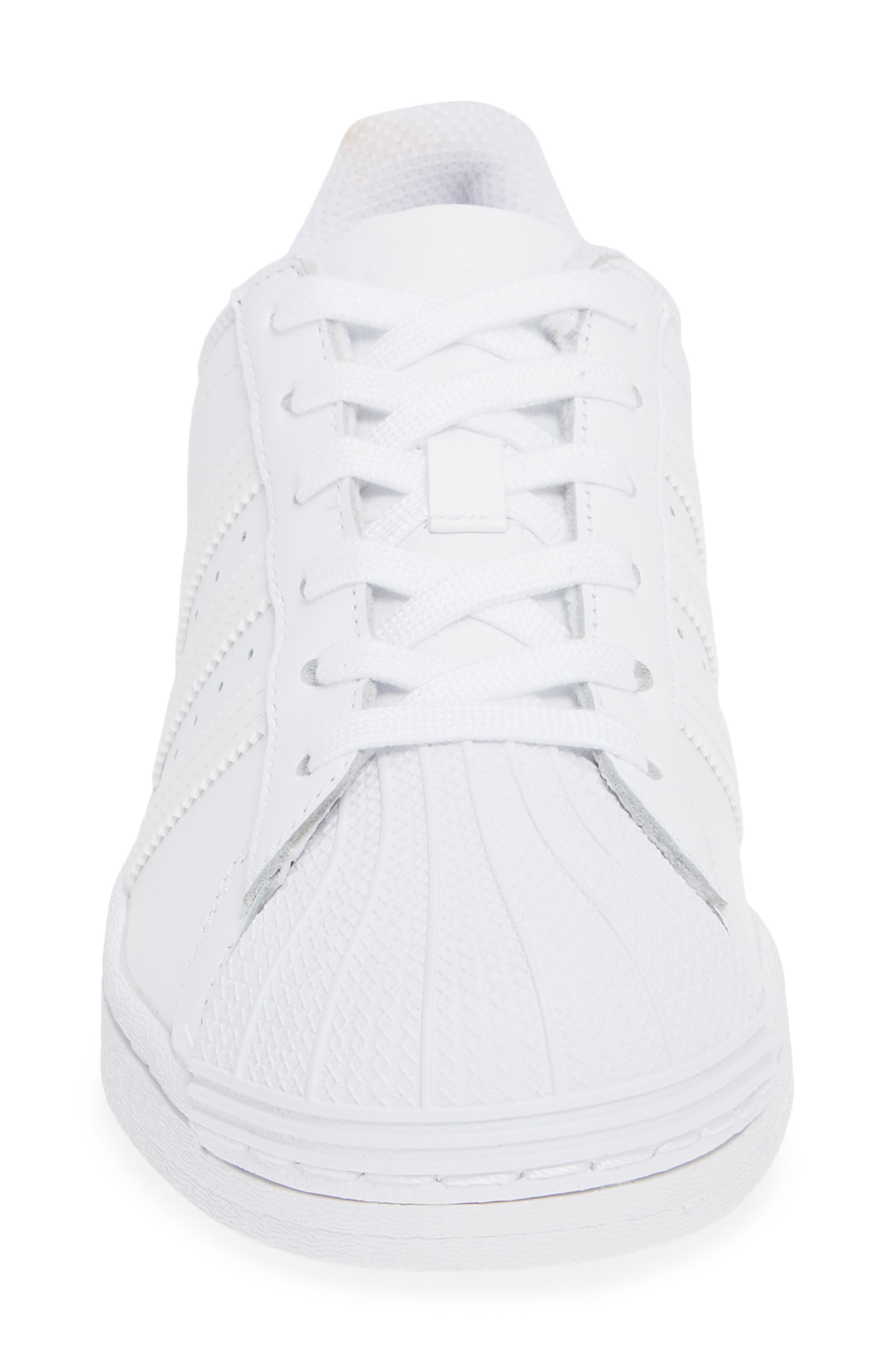 adidas Superstar Sneaker, Alternate, color, Ftwwht/Ftw