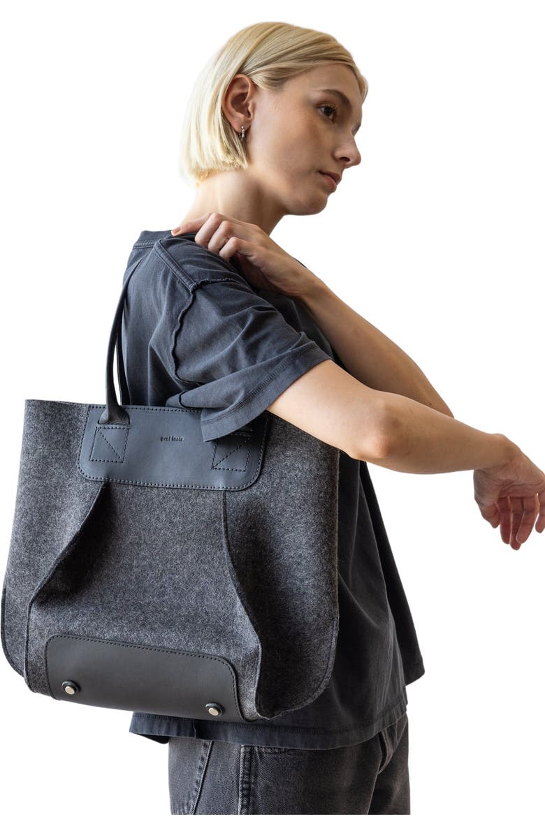 Graf Lantz Frankie Merino Wool Midi, Alternate, color, Charcoal Black