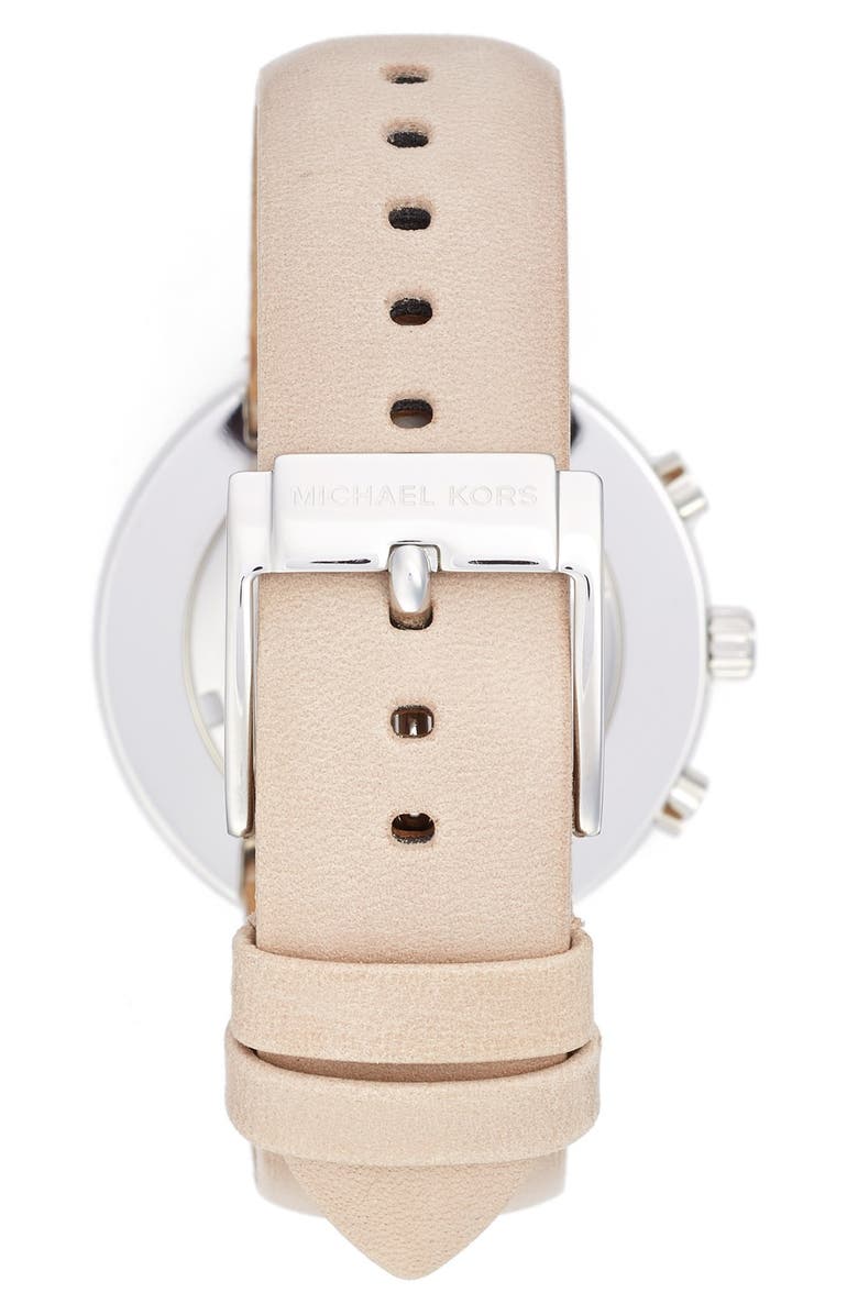 MICHAEL Michael Kors 'Kyler' Chronograph Leather Strap Watch, 38mm, Alternate, color,