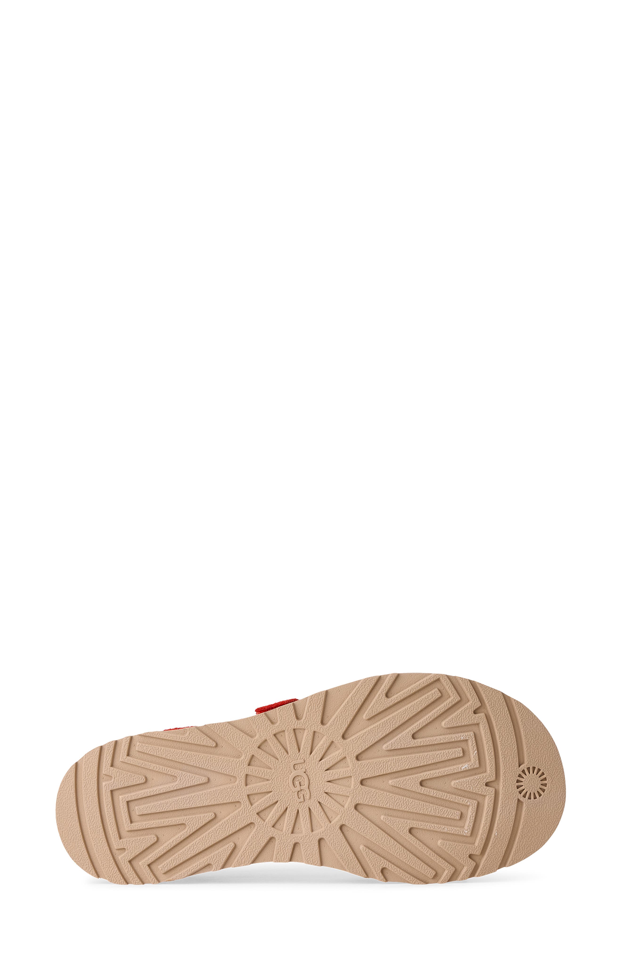 GoldenGaze Toe Post Suede Sandal, Alternate, color, RED PEPPER