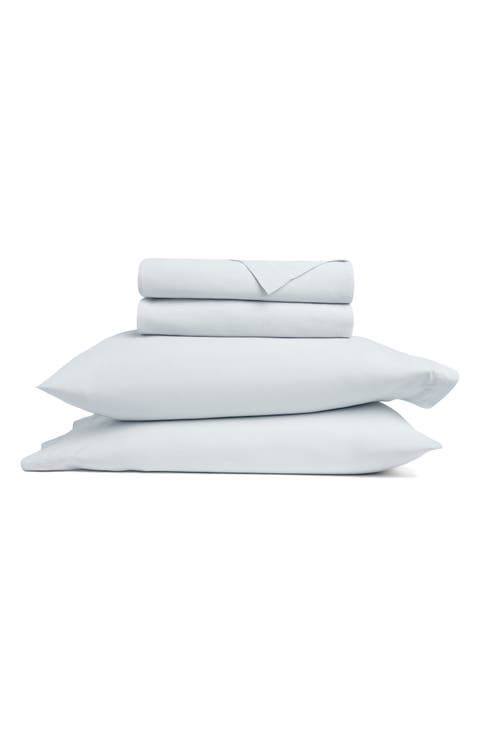 Solid Cotton Percale Sheet Set