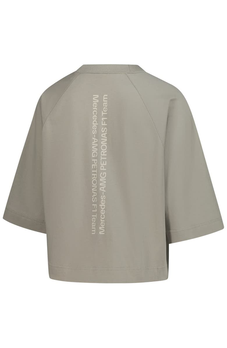 adidas Women's adidas Olive Mercedes-AMG Petronas F1 Team Fan Wear Premium Oversized T-Shirt, Alternate, color, 