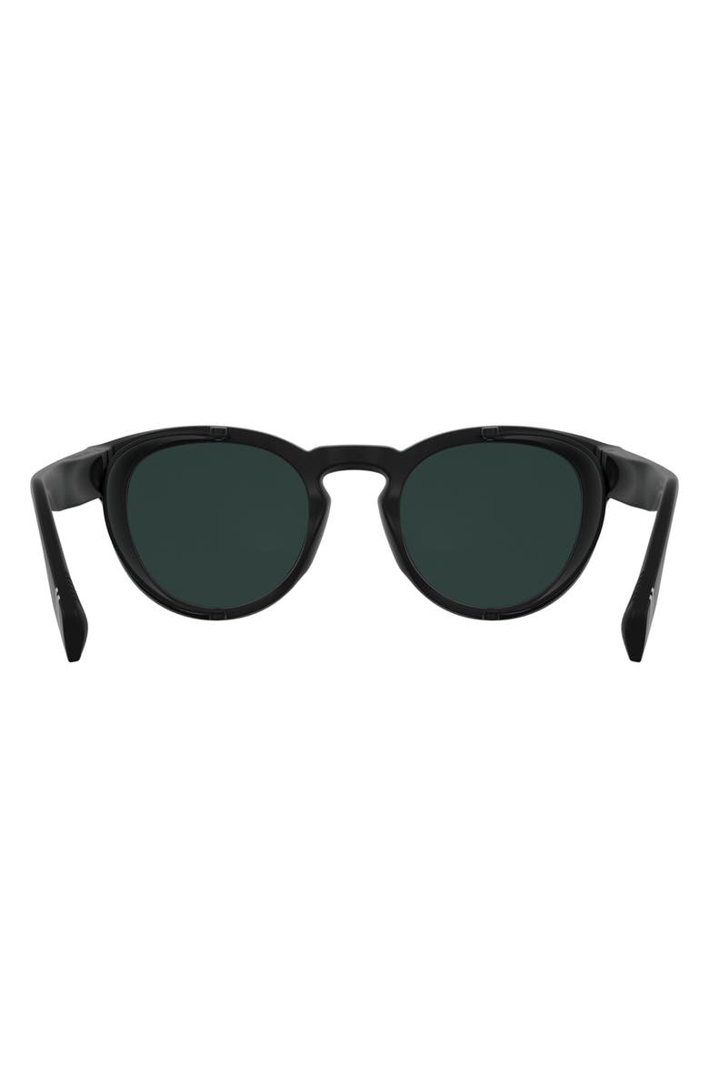 Canada Goose 51mm Polarized Oval Sunglasses, Alternate, color, Matte Black