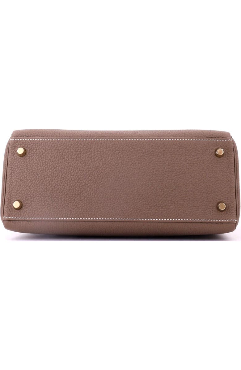 Pre-Owned Hermes Kelly Handbag Grey Togo with Gold Hardware 28, Alternate, color, Etoupe