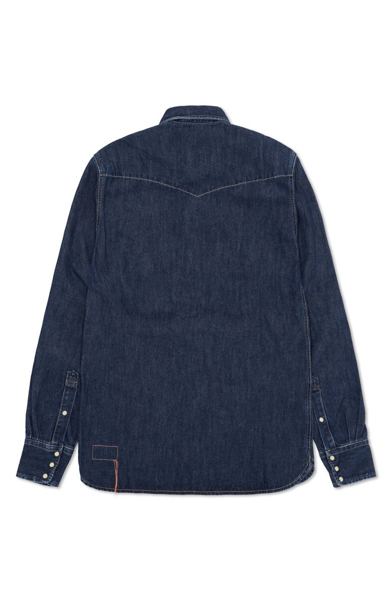 Fortela Texjb Texan Chambray Shirt, Alternate, color, Indigo Rinse