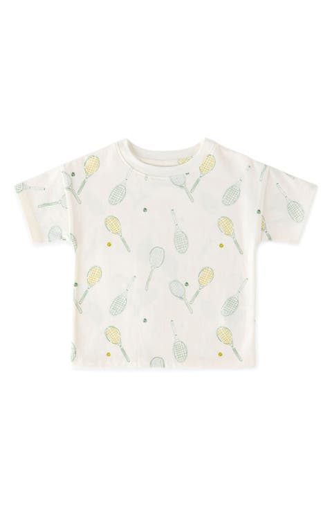 Kids' Drop Shoulder Organic Cotton T-Shirt (Baby & Toddler)