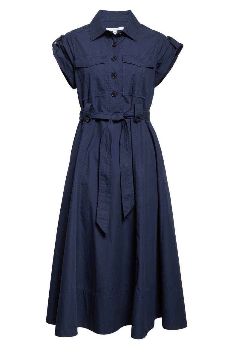 Kayla Belted Shirtdress, Alternate, color, NIGHT SKY