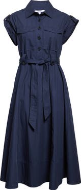 Derek Lam 10 Crosby Kayla Belted Shirtdress