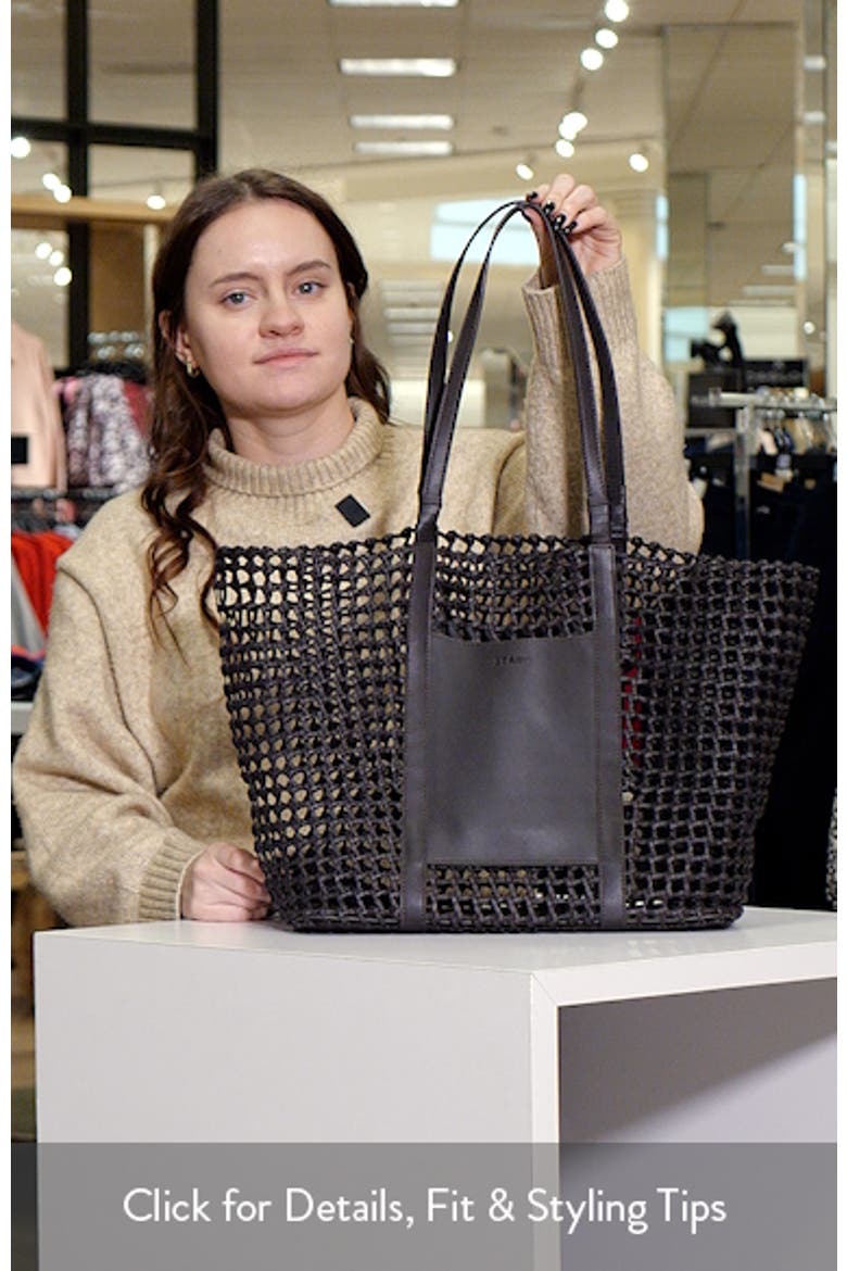 Getaway Hand Knotted Leather Tote Bag video