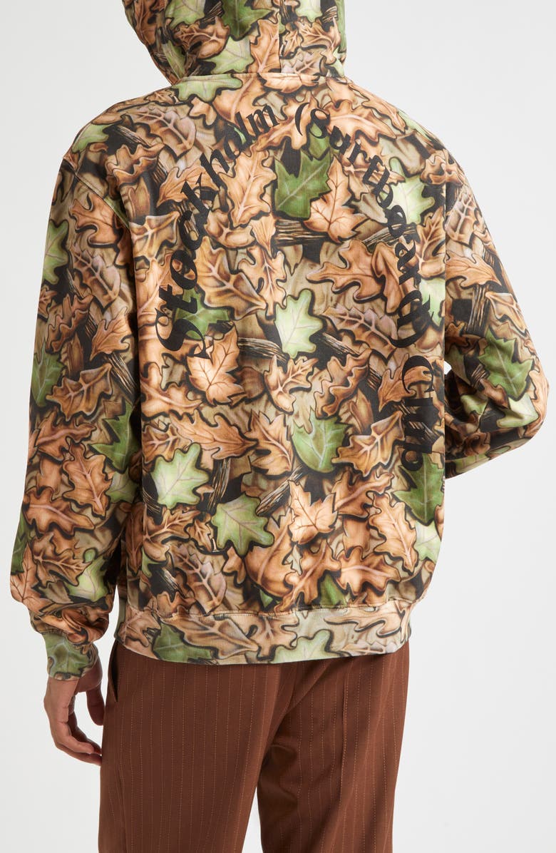 STOCKHOLM SURFBOARD CLUB Bjorn Back Logo Graphic Hoodie, Alternate, color, Leaf