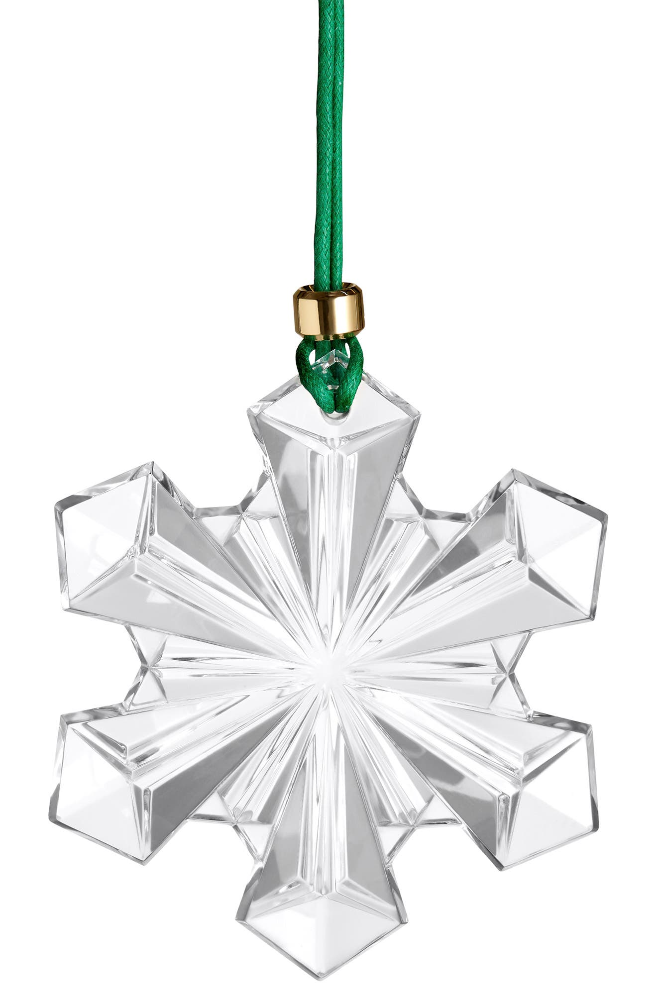 Waterford Annual Snowflake 2024 Crystal Ornament in White 