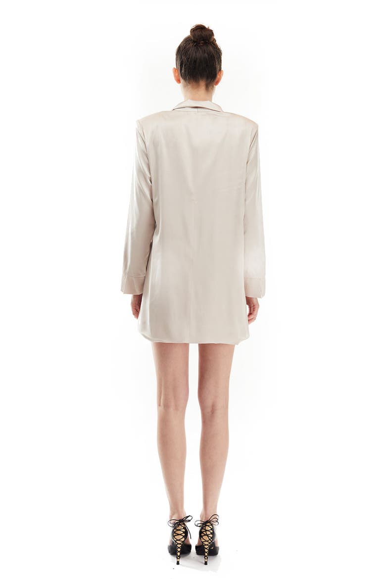 Pheobe Jacket Dress, Alternate, color, Champagne