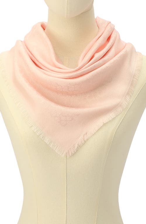 Kate Spade New York Yarn-dye Floral Square Scarf In English Rose