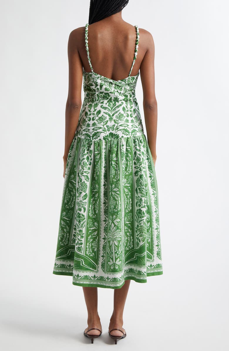 Delicate Tapestry Midi Dress