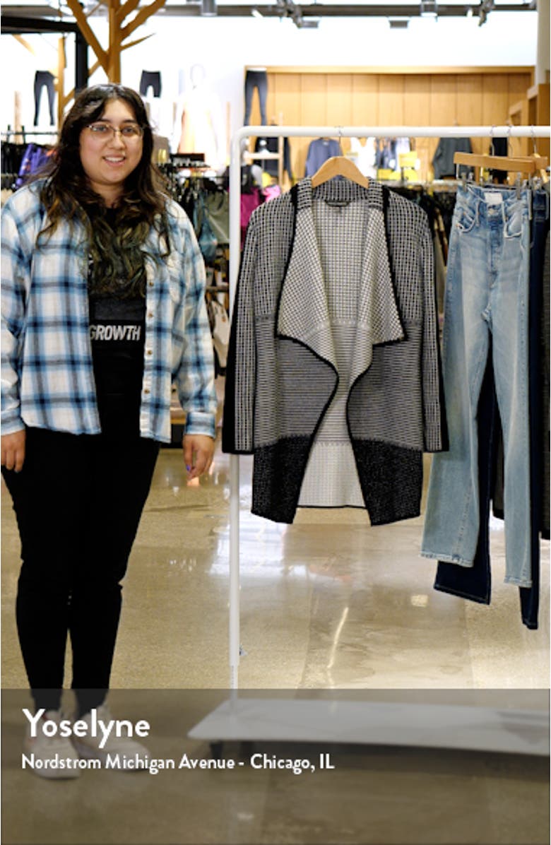Draped Open Front Knit Jacket, sales video thumbnail