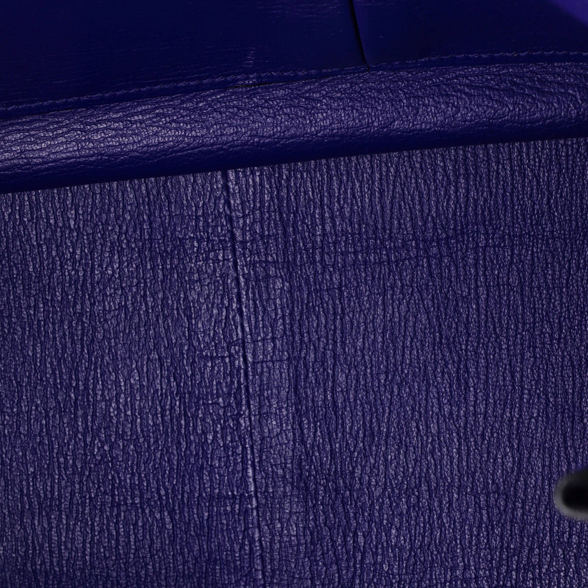 Pre-Owned Hermes Jypsiere Bag Clemence 34, Alternate, color, Bleu Electrique