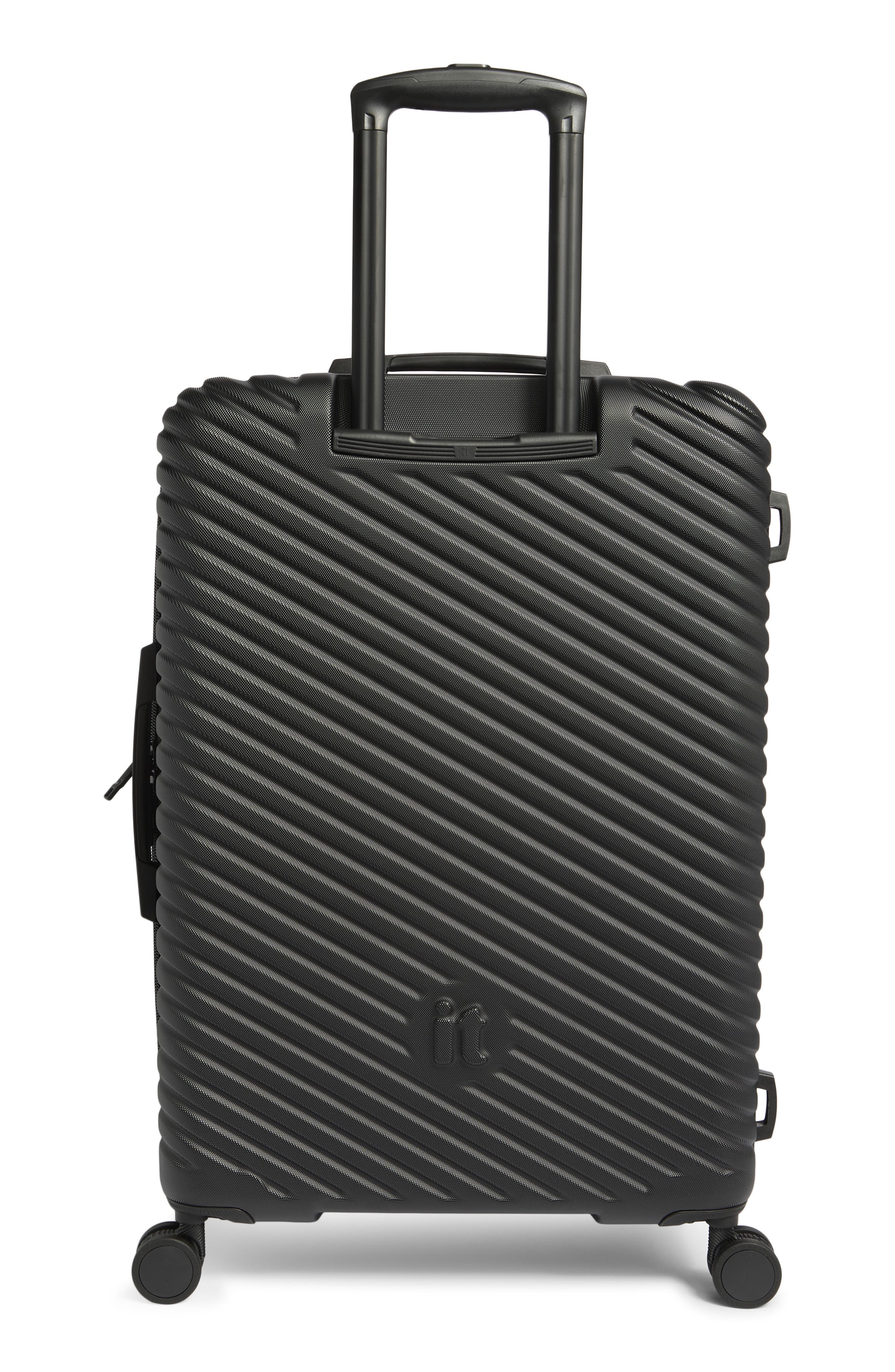 IT LUGGAGE Pleating 27-Inch Hardside Spinner Luggage, Alternate, color, Black
