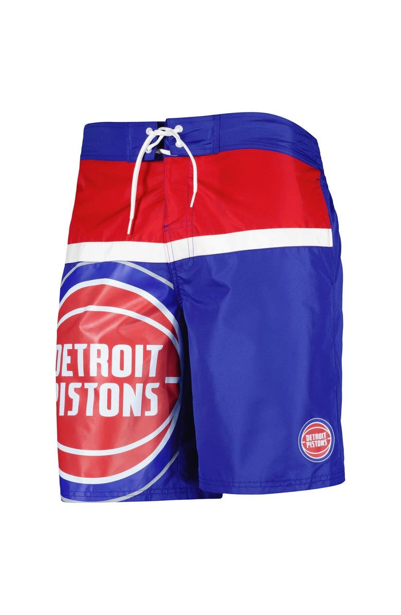 G-III SPORTS BY CARL BANKS Men's G-III Sports by Carl Banks Blue Detroit Pistons Sea Wind Swim Trunks, Alternate, color, Blue