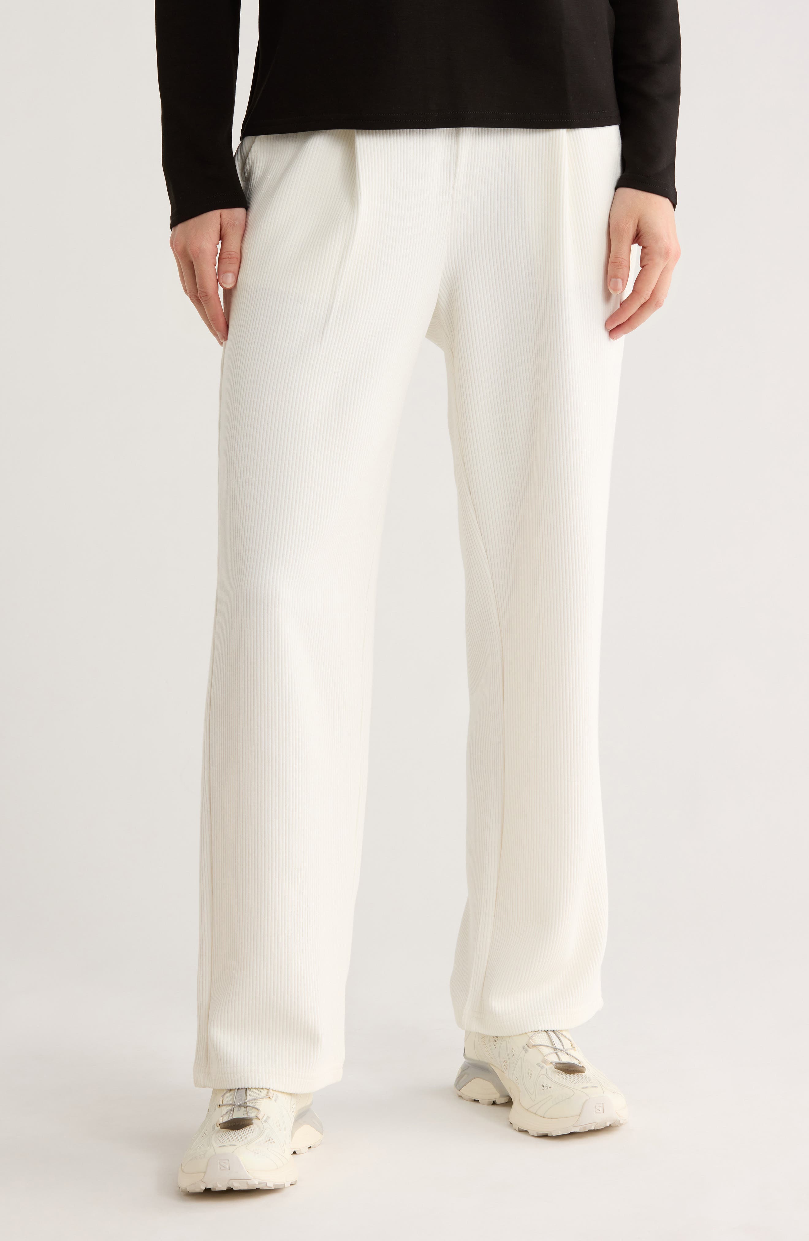 Ribbed Scuba Straight Leg Pants - image 3