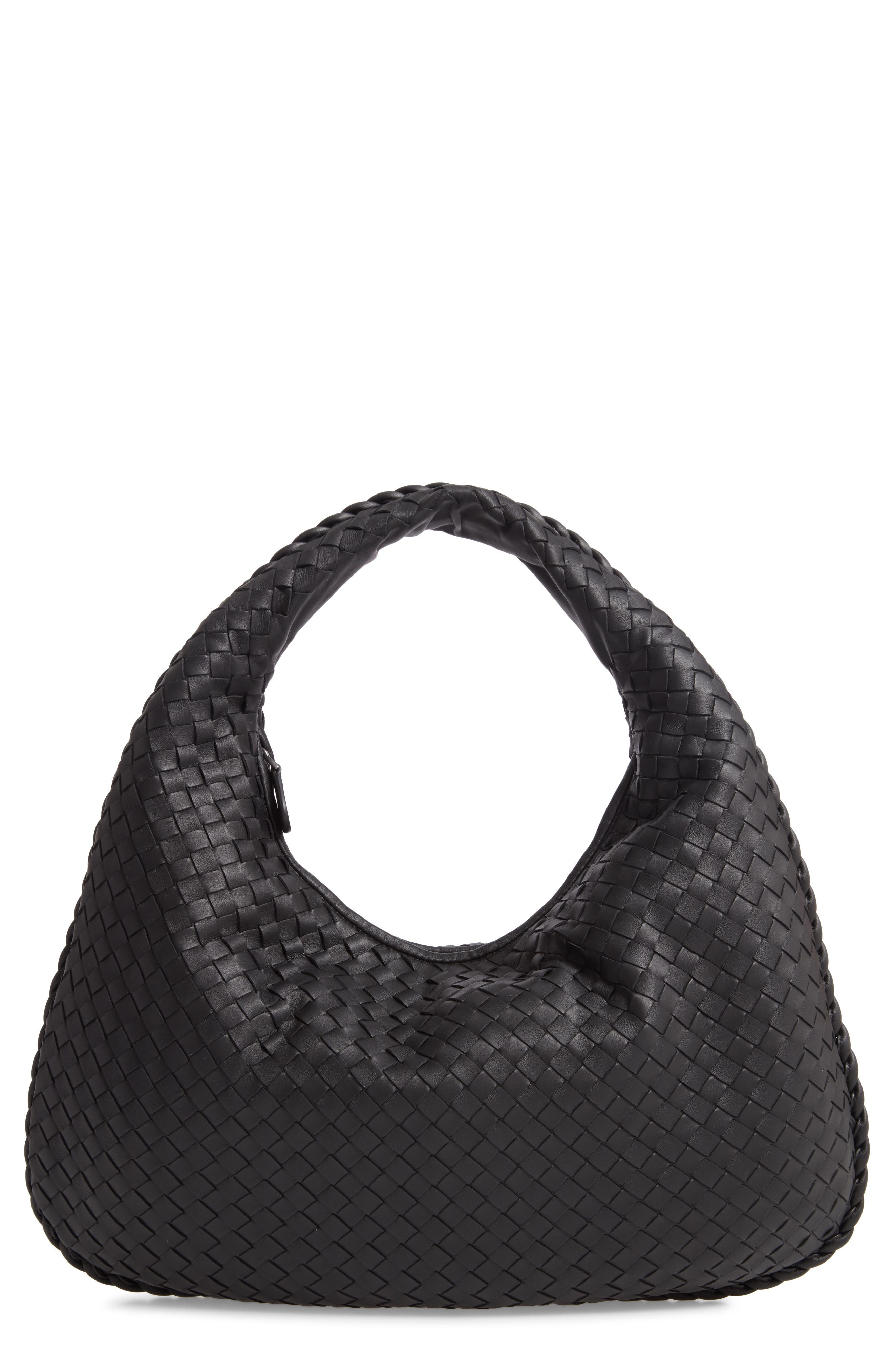 Bottega Veneta Medium Veneta Leather Hobo, Main, color, 