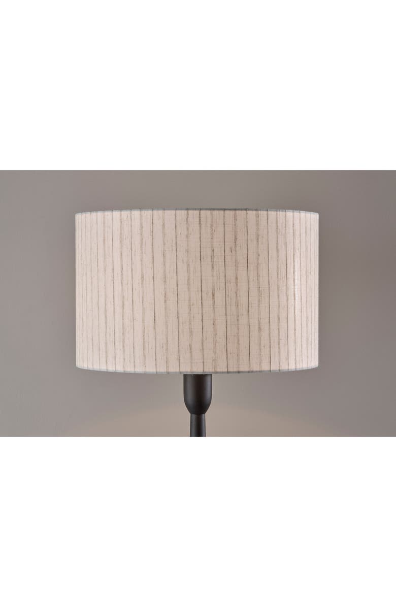 ADESSO LIGHTING Nigel Floor Lamp, Alternate, color, Black