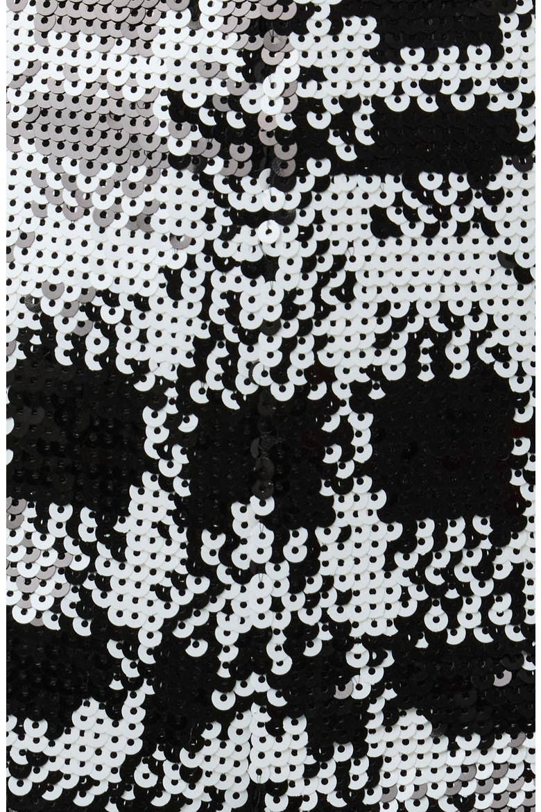 Sequin Shorts, Alternate, color, WHITE/ BLACK PLAID
