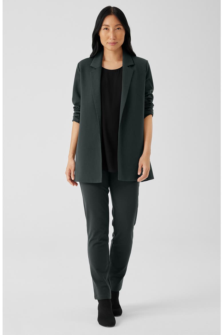 Longline Blazer, Alternate, color, IVY