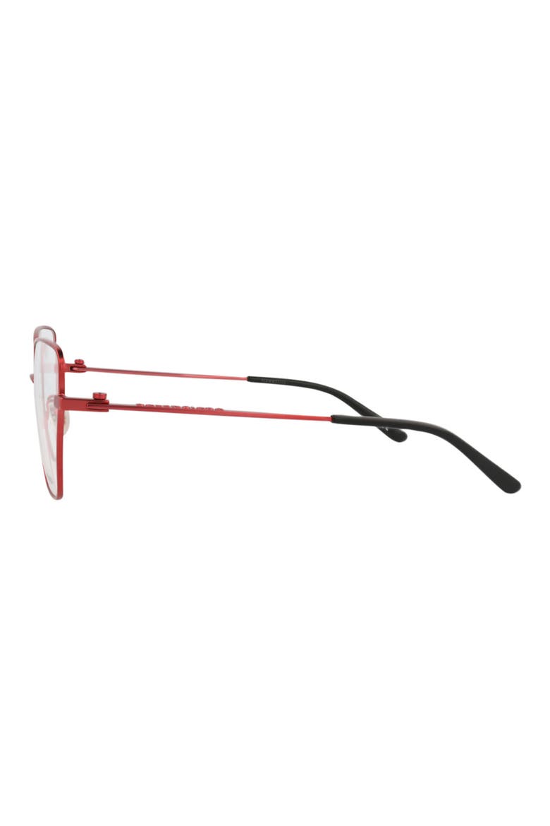 59mm Cat Eye Optical Glasses, Alternate, color, RED RED TRANSPARENT