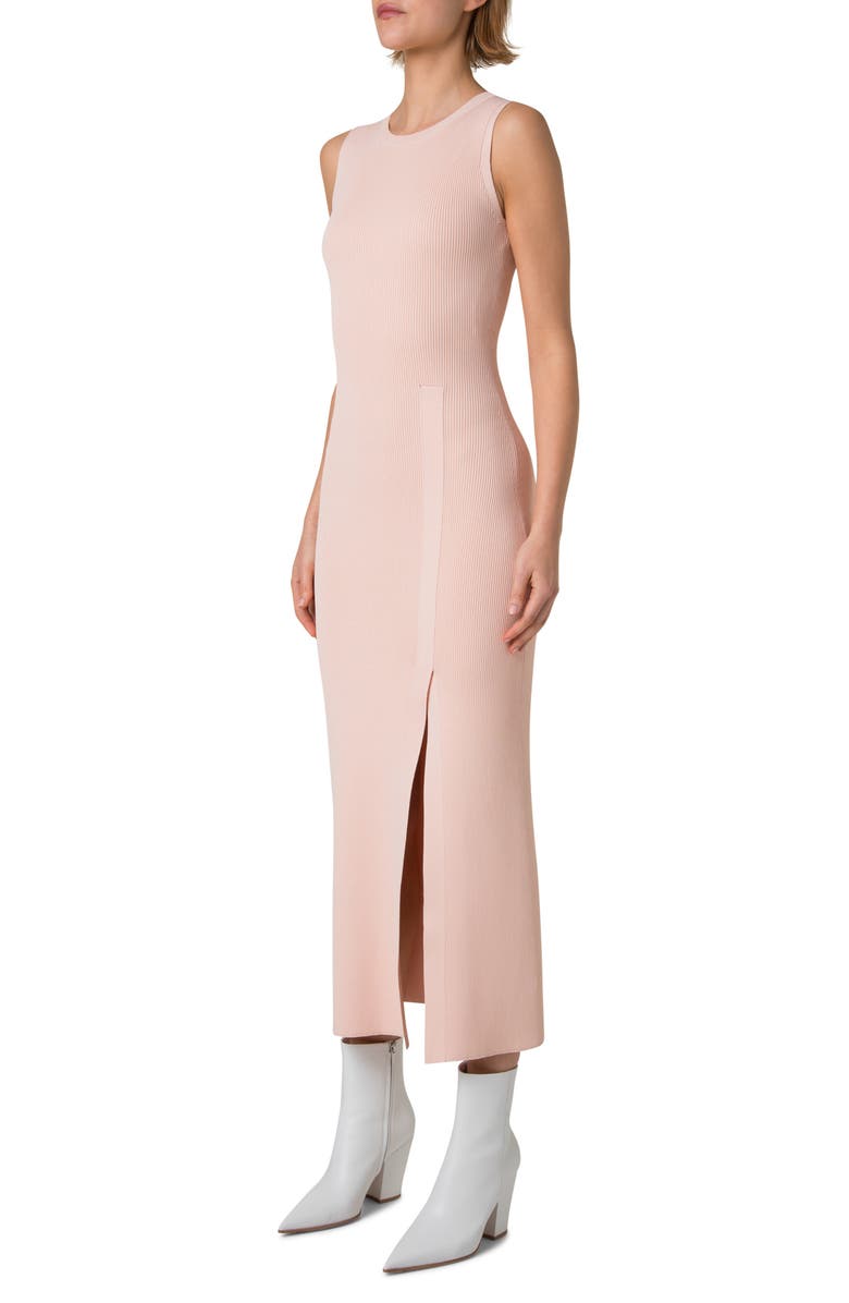 Akris Sleeveless Knit Tube Dress, Alternate, color, Peach