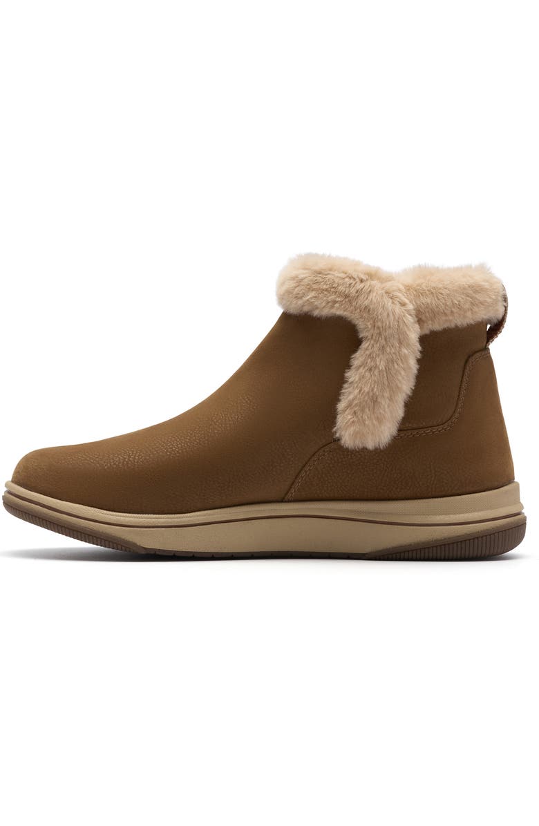 Clarks<sup>®</sup> Breeze Faux Fur Lined Boot - Wide Width Available, Alternate, color, Dark Tan Combi