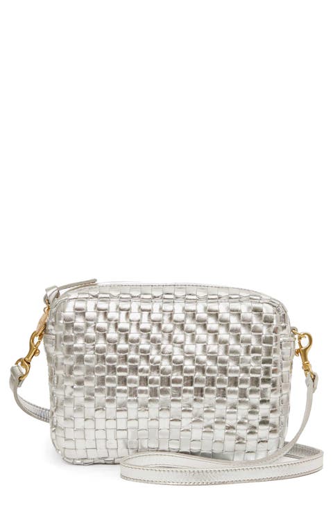 Midi Sac Woven Crossbody Bag