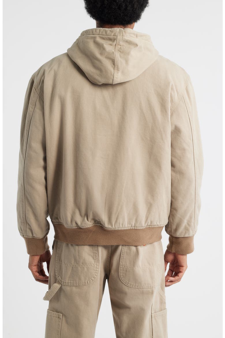 Hilham Hooded Canvas Jacket, Alternate, color, DESERT SAND