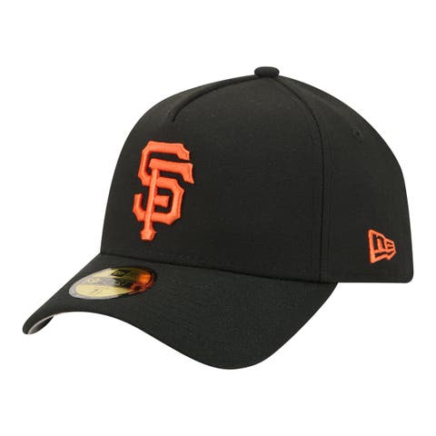Men's New Era  Black San Francisco Giants A-Frame 59FORTY Fitted Hat