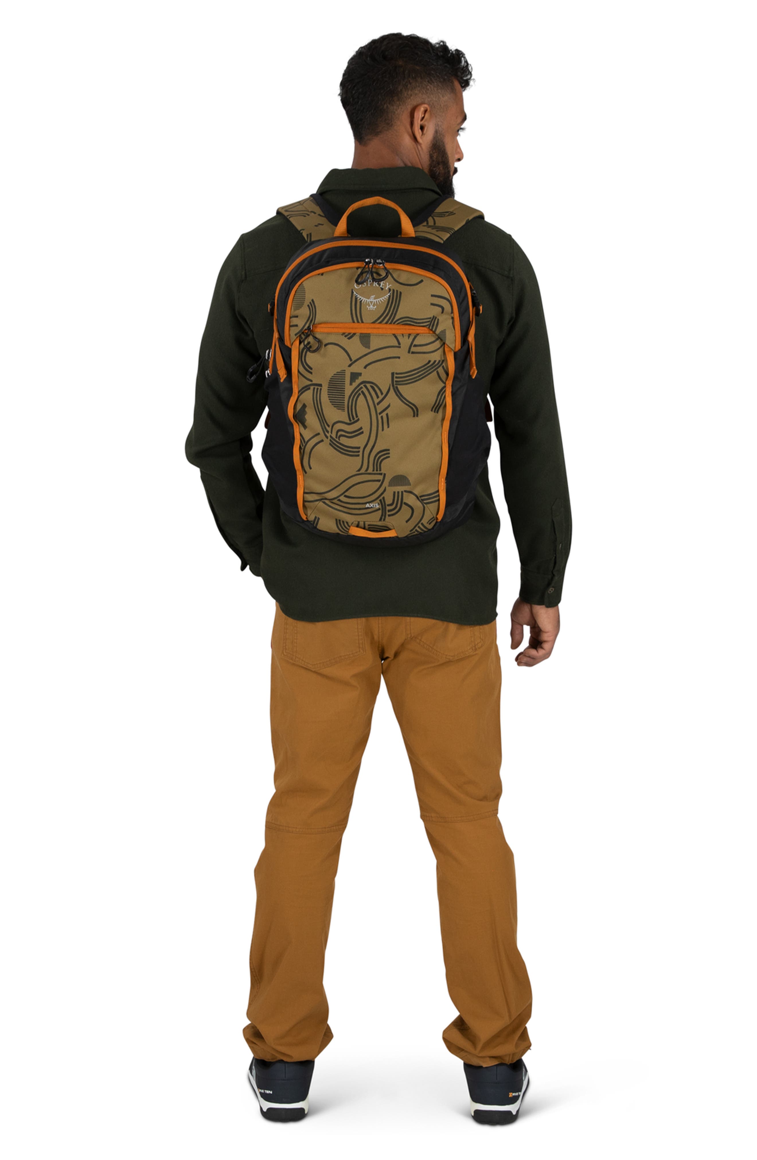 Osprey Axis Find the Way 24-Liter Backpack, Alternate, color, Find The Way Print/ Black