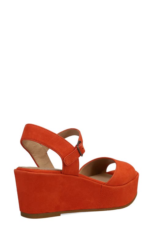 Eileen Fisher Mime Platform Sandal In Tangelo