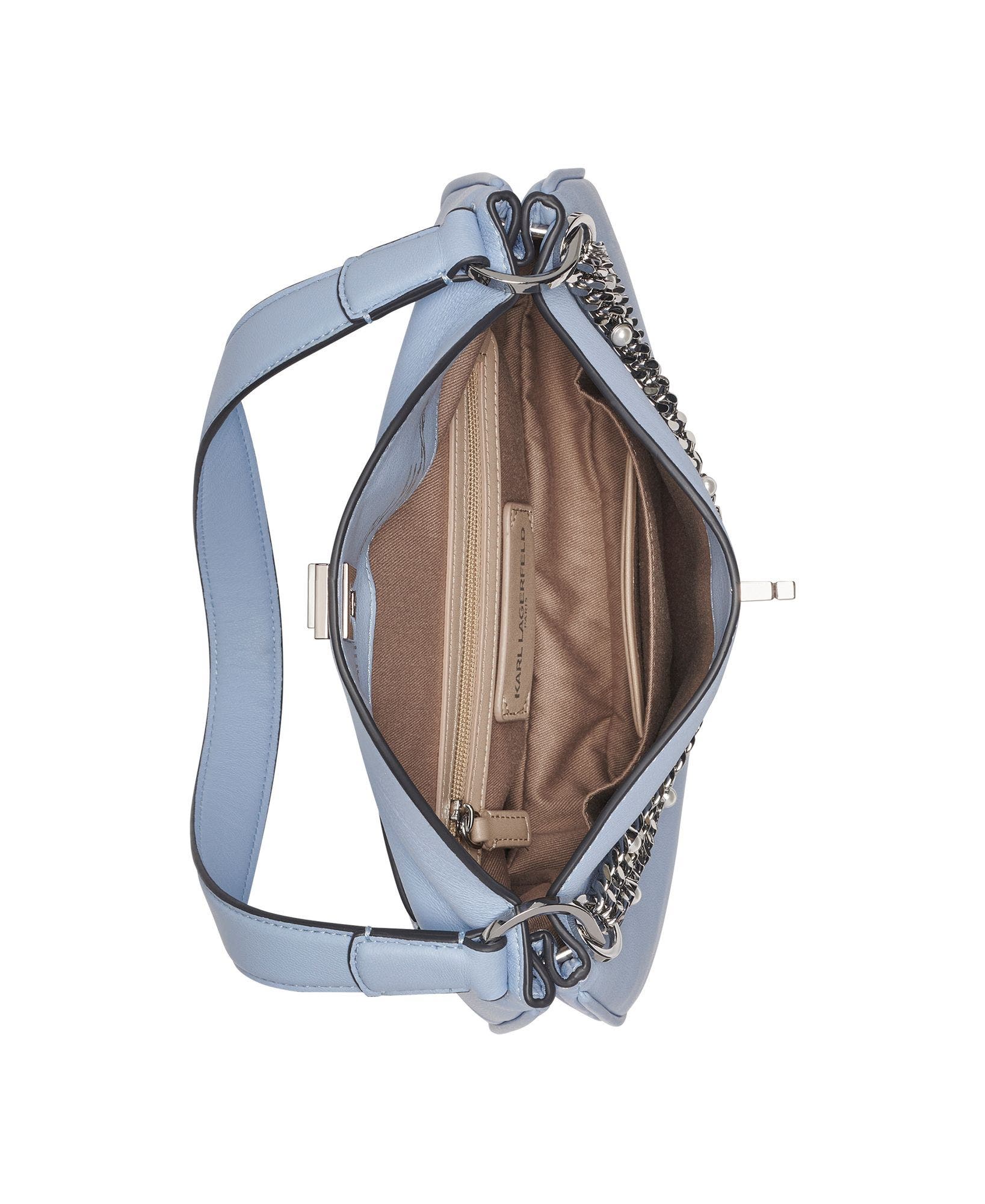 Nadine  Shoulder Bag, Alternate, color, Blue Aura