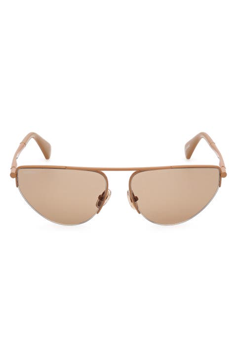58mm Cat Eye Sunglasses