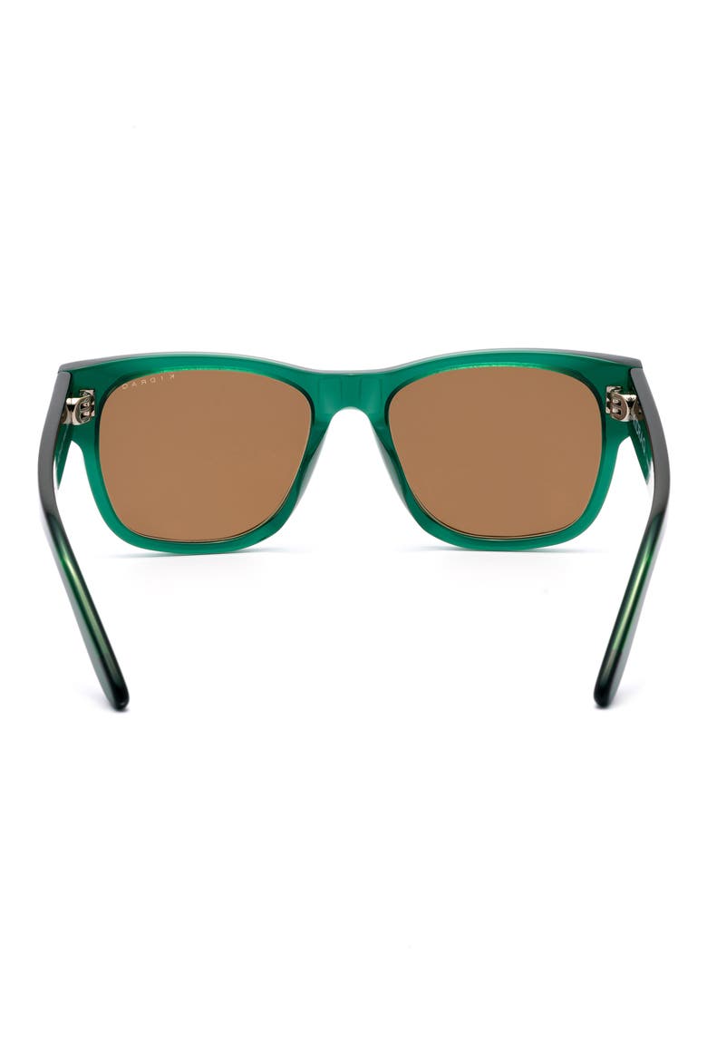Kids' Ocean Wave 48mm Sunglasses, Alternate, color, HORNET GREEN