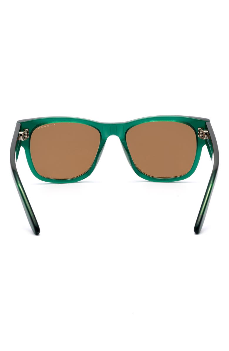 KidRaq Kids' Ocean Wave 48mm Sunglasses, Alternate, color, Hornet Green