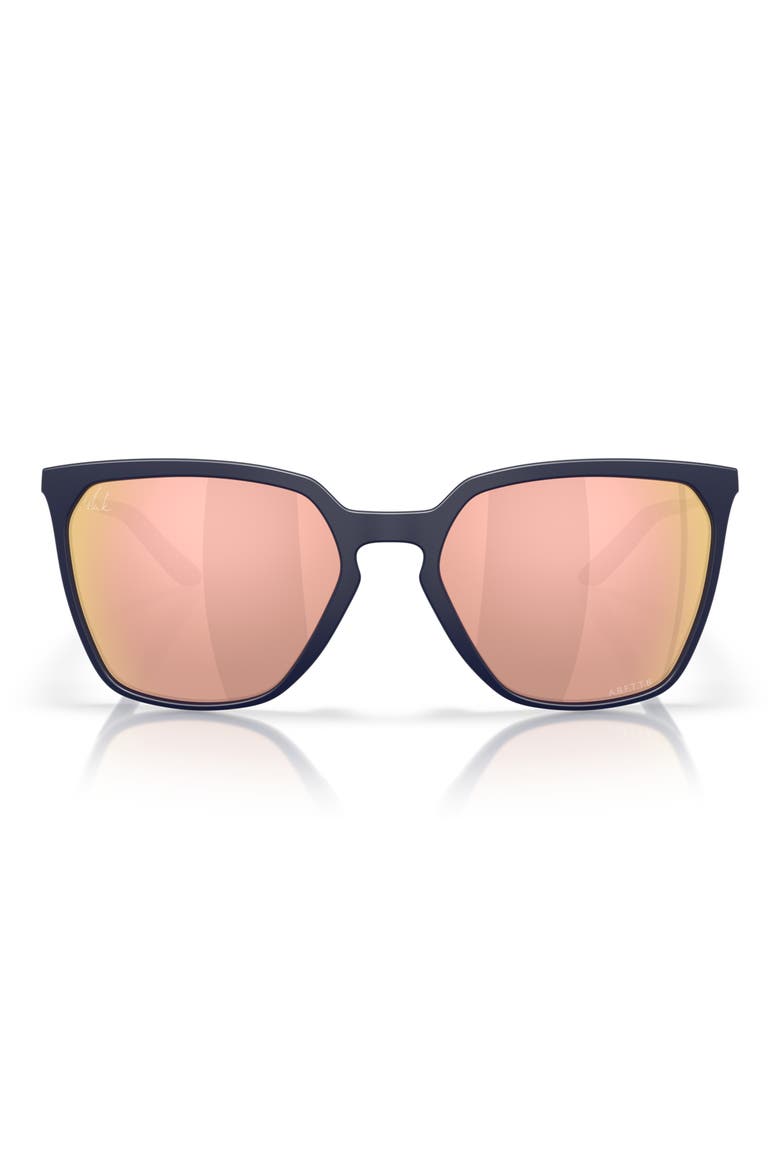 Mikaela Shiffrin Signature Series Sielo SQ 57mm Square Sunglasses, Main, color, NAVY
