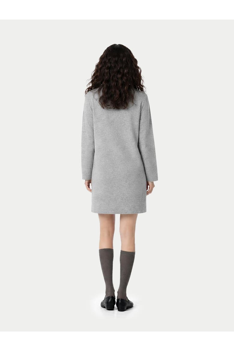 C-Neck Knit Dress, Alternate, color, high rise