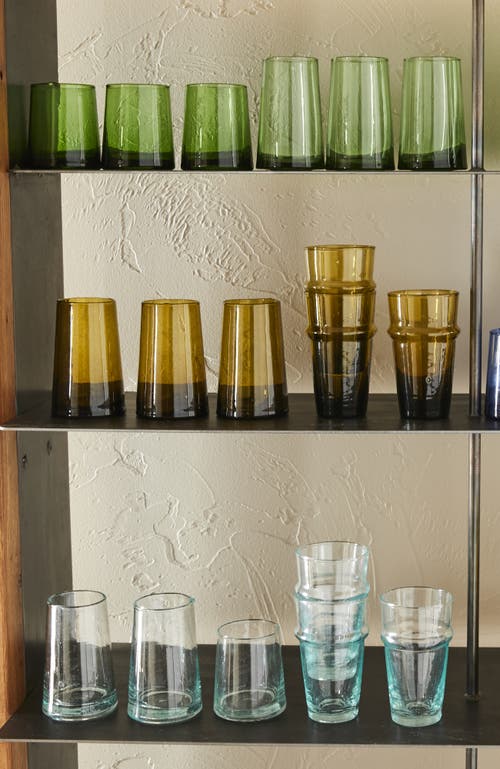 Verve Culture Moroccan Cone Glass Large In Clear