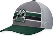 TOP OF THE WORLD Men's Top of the World Gray/Green Michigan State Spartans Aurora Trucker Adjustable Hat