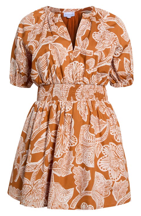 Vivian Puff Sleeve Midi Dress