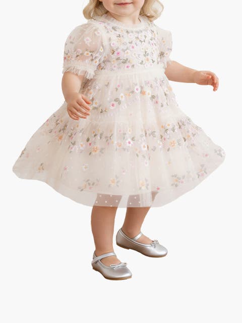 Garland Ribbon Baby Dress (Baby, Toddler)