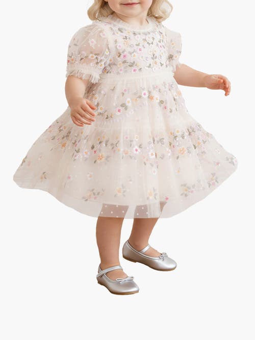 Needle & Thread Garland Ribbon Baby Dress In Multi