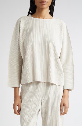 pleats please 白ベスト Pleats Please Issey Miyake A-POC Pleated Top | Nordstrom