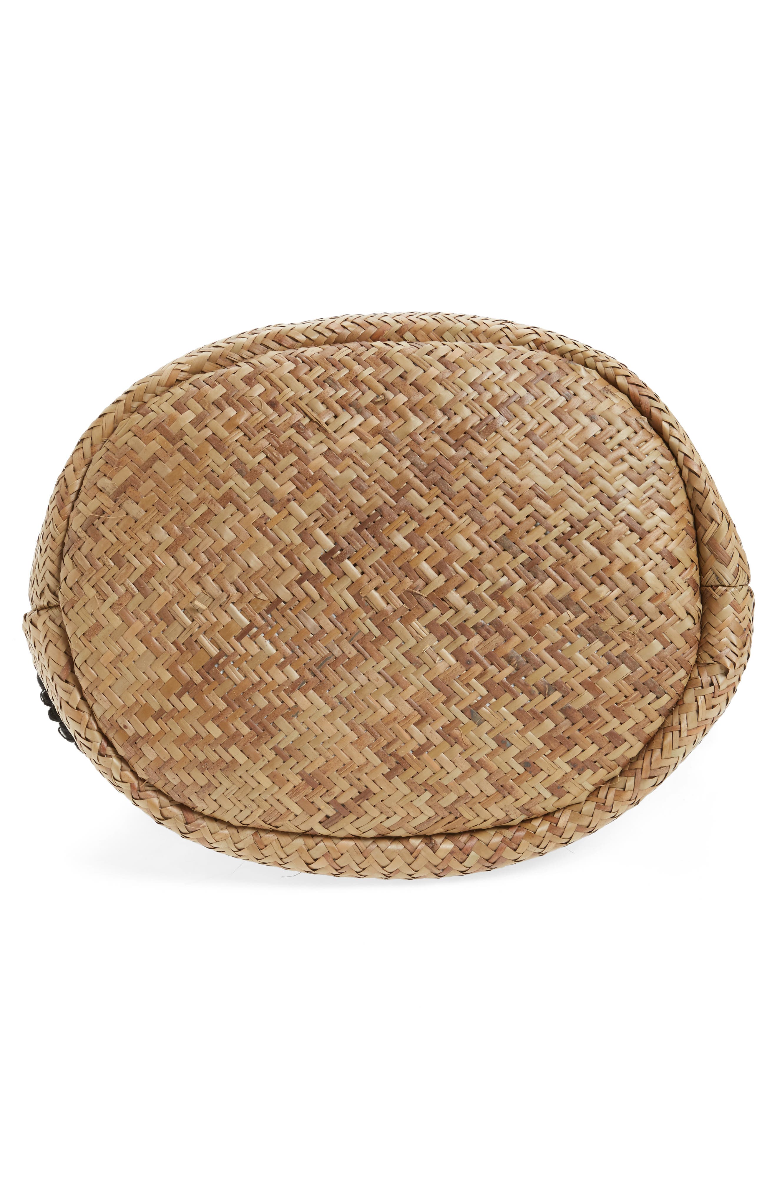 Sole Society Woven Bottom Tote, Alternate, color, 