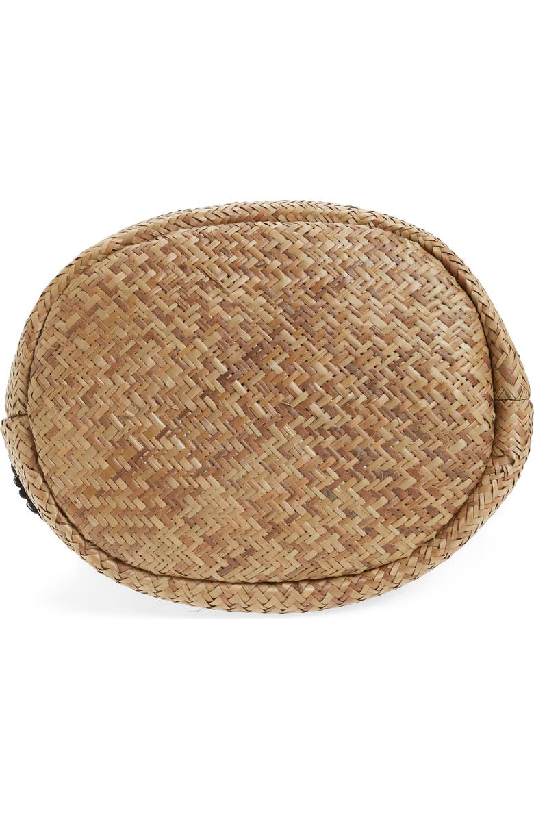 Sole Society Woven Bottom Tote, Alternate, color,